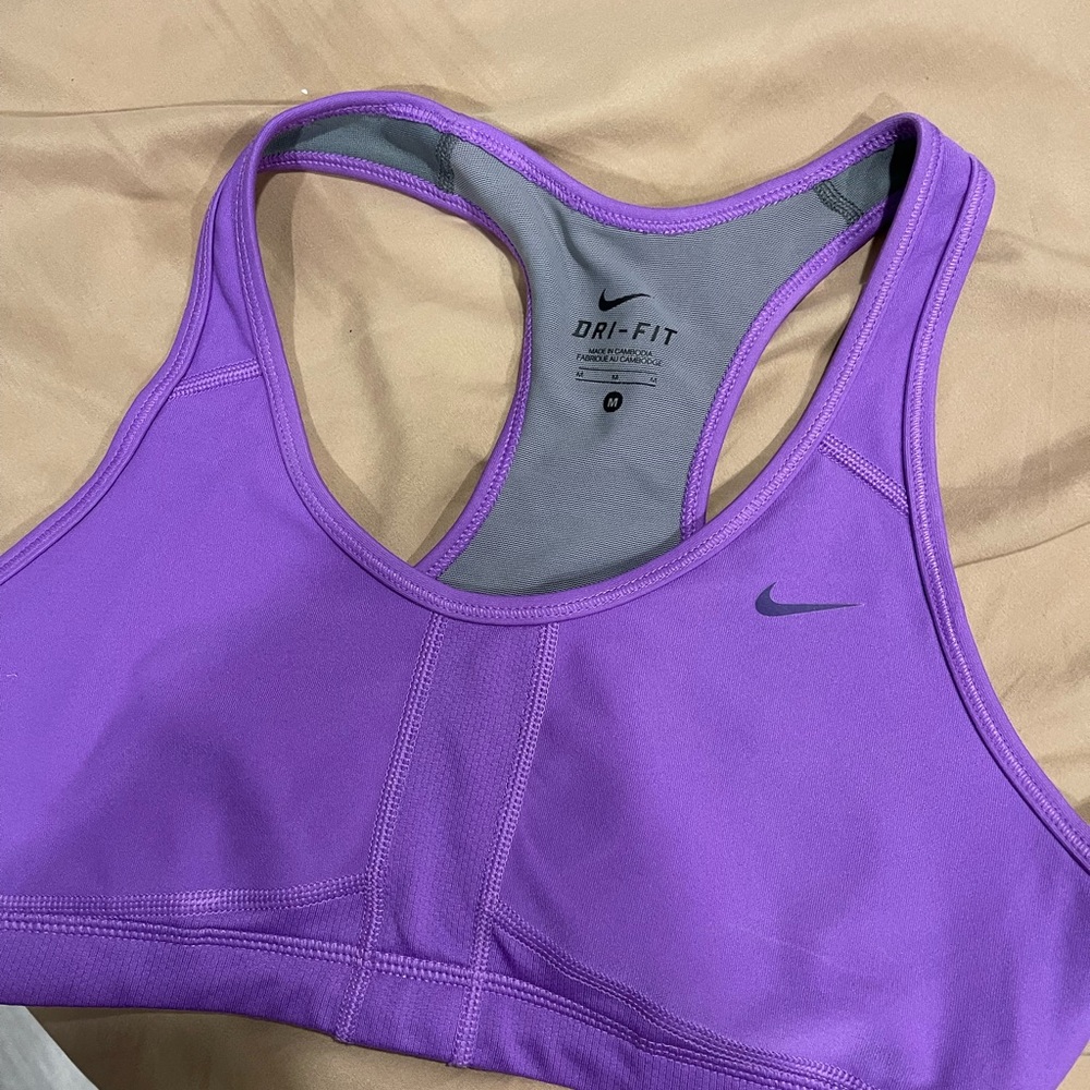 Nike Women's Vibrant Purple Sports Bra